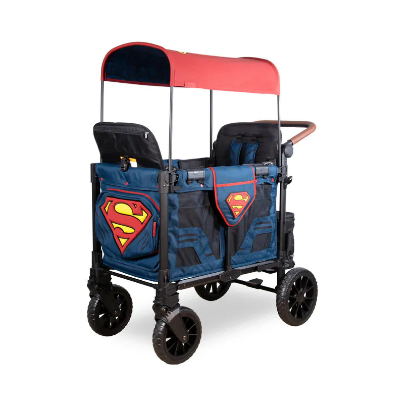 Wonderfold - Superman Edition W2 Luxe Pro Double Seater Stroller Wagon